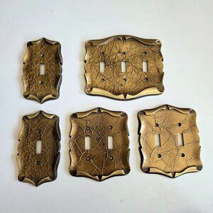 Vintage 70s-80s Amerock Single/Double/Triple Light Switch Plates.